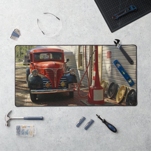 Antiek Vrachtwagen Custom Desk Mat (Werkstation)