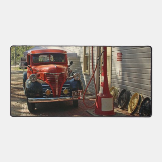 Antiek Vrachtwagen Custom Desk Mat (Voorkant)