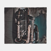 Antiek vrachtwagen - een tijdloze klassieke fleece deken (Voorkant (Horizontaal))