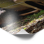 Antiek vrachtwagen foto afdruk (Hoek)