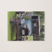 Antiek vrachtwagen legpuzzel (Horizontaal)
