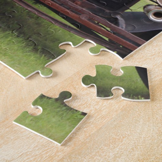 Antiek vrachtwagen legpuzzel (Zijkant)