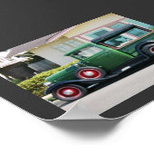 antiek vrachtwagen poster (Hoek)