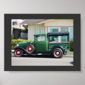 antiek vrachtwagen poster (Voorkant)