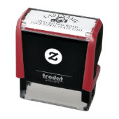 Antiek Vrachtwagenadres Zelfinkting Stamp Zelfinktende Stempel (Product)