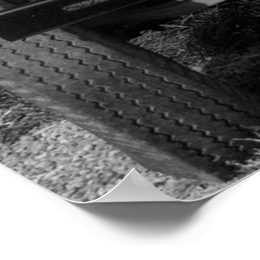 Antiek vrachtwagens poster (Hoek)