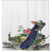 Antiek vredestichtvogel drukt  luxe af douchegordijn (Voorkant)