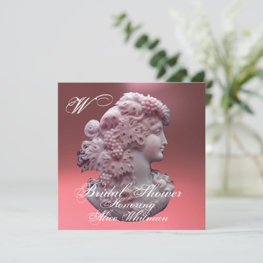 ANTIEK VRIJGEZELLENFEEST VOOR KAMEO, LADY EN DRUIV KAART (Staand voorkant)