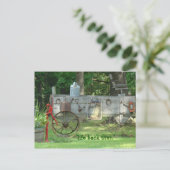 Antiek Wagon & Leveringen briefkaart-pas aan Briefkaart (Staand voorkant)