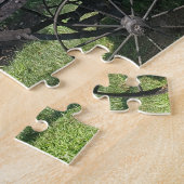 Antiek Wagon met Bourbon-vaten Legpuzzel (Zijkant)