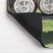 Antiek Wagon met Bourbon-vaten Muismat (Hoek)