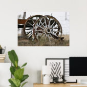 Antiek wagon poster (Thuiskantoor)