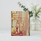 Antiek wandbuizen met stijfheid briefkaart (Staand voorkant)