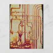 Antiek wandbuizen met stijfheid briefkaart (Voorkant)