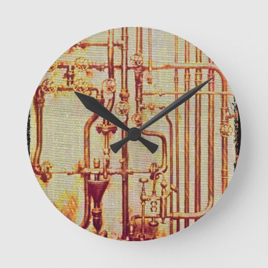 Antiek wandbuizen met stijfheid ronde klok (Voorkant)