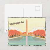 Antiek Washington D.C. Monument Briefkaart (Voorkant / Achterkant)