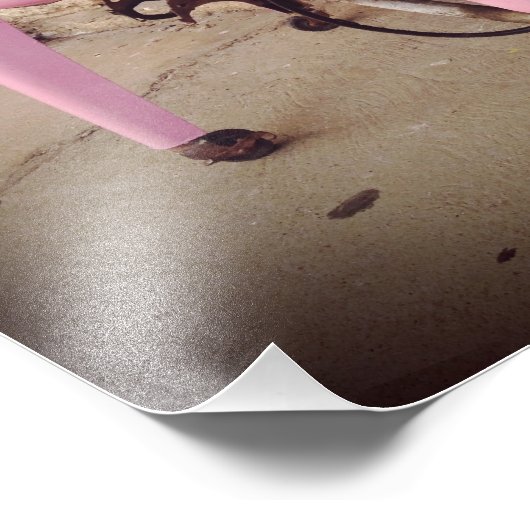 Antiek wasmachine Foto Afdruk (Hoek)