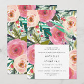 Antiek  Waterverf Bloedweddenschap Kaart (Voorkant / Achterkant)