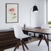 Antiek Waterverf Botanische afdruk Poster