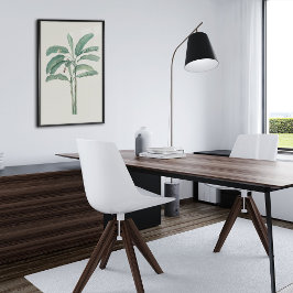 Antiek Waterverf Botanische afdruk Poster