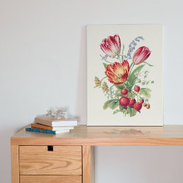 Antiek Waterverf Botanische afdruk Poster