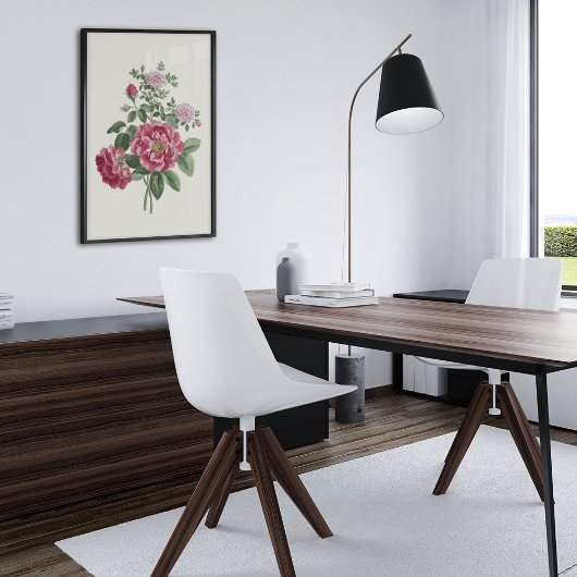 Antiek Waterverf Botanische afdruk Poster