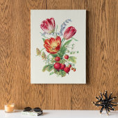 Antiek Waterverf Botanische afdruk Poster