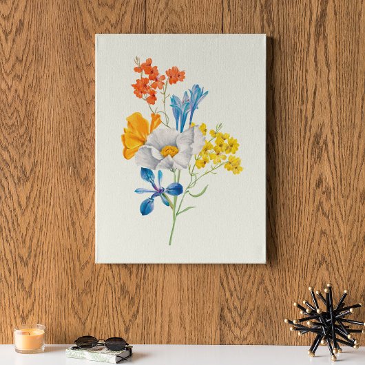 Antiek Waterverf Botanische afdruk Poster