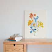 Antiek Waterverf Botanische afdruk Poster