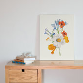 Antiek Waterverf Botanische afdruk Poster