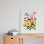 Antiek Waterverf Botanische afdruk Poster