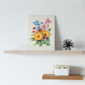 Antiek Waterverf Botanische afdruk Poster