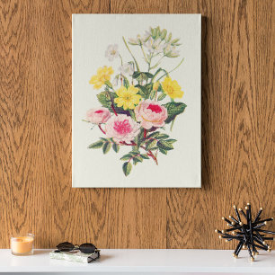 Antiek Waterverf Botanische afdruk Poster