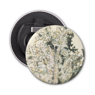 Antiek Waterverf Koraal Button Flesopener