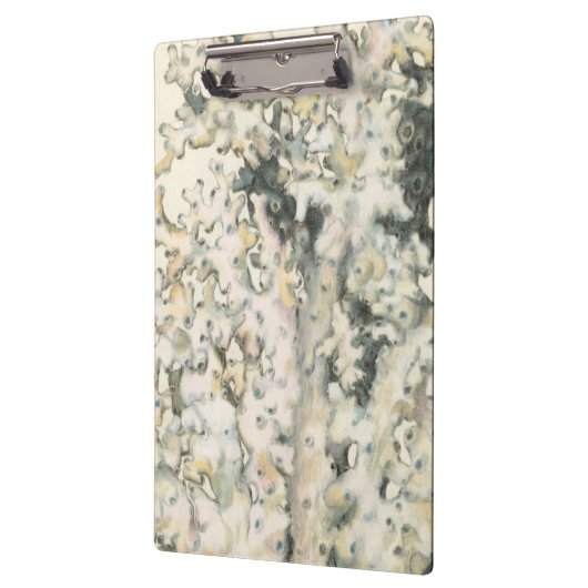 Antiek Waterverf Koraal Klembord (Links)