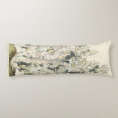 Antiek Waterverf Koraal Lichaamskussen (Achterkant)