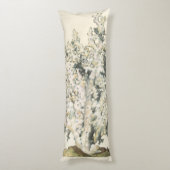 Antiek Waterverf Koraal Lichaamskussen (Achterkant (Verticaal))