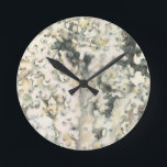 Antiek Waterverf Koraal Ronde Klok<br><div class="desc">Deze geweldige waterverf kunst print is perfect voor je strand collectie. Dit afbeelding is eenvoudig en mooi om aan elk aangeboden product toe te voegen. Het koraal is vrij levendig en doet een geweldig werk om het gevoel van het leven van het zee te vatten. Haal vandaag dit decoratieve kunstwerk...</div>