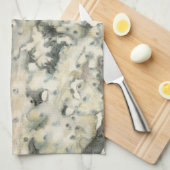 Antiek Waterverf Koraal Theedoek (Quarter Fold)