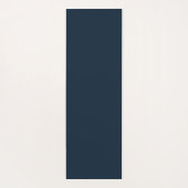 Antiek Waterverf Print Bloemen op Navy Yogamat (Achterkant)