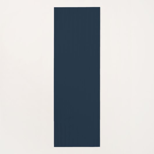 Antiek Waterverf Print Bloemen op Navy Yogamat (Achterkant)