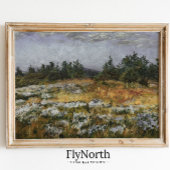 Antiek Waterverf van het dorp van het bedwang Poster