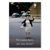 Antiek Waterverf Zonnebloem Pensioen Partij Idee Kaart (Achterkant)