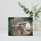 Antiek watervermogen briefkaart (Staand voorkant)