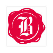 Antiek Wax Seal Monogram Classic Initiaal Letter Zelfinktende Stempel (Design)