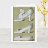 Antiek weduwschappen —  design kaart (Gele Bloem)