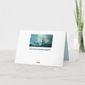 Antiek wenskaart kaart (Achterkant)