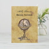 Antiek Wereldbol, BG V Vrijgezellenfeest Kaart (Staand voorkant)