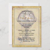 Antiek Wereldbol, BG V Vrijgezellenfeest Kaart (Achterkant)