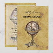 Antiek Wereldbol, BG V Vrijgezellenfeest Kaart (Voorkant / Achterkant)